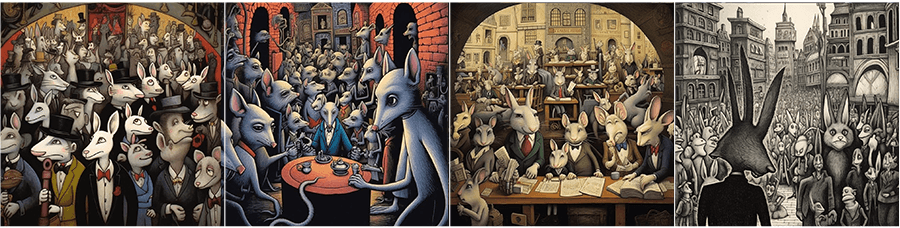 미드저니 아트 슈피겔만 Art Spiegelman