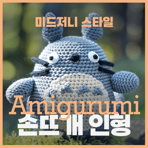 미드저니 손뜨개인형 아미구루미 Amigurumi