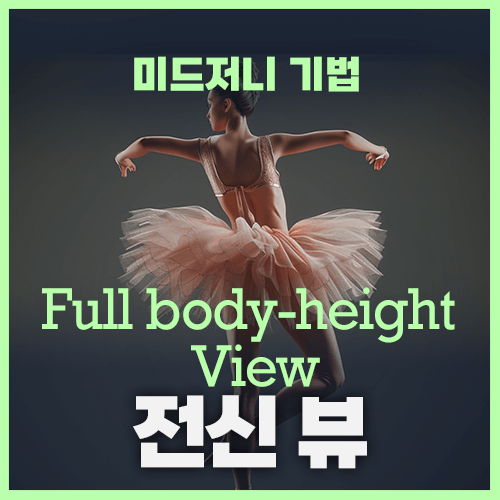 미드저니 full body-height view