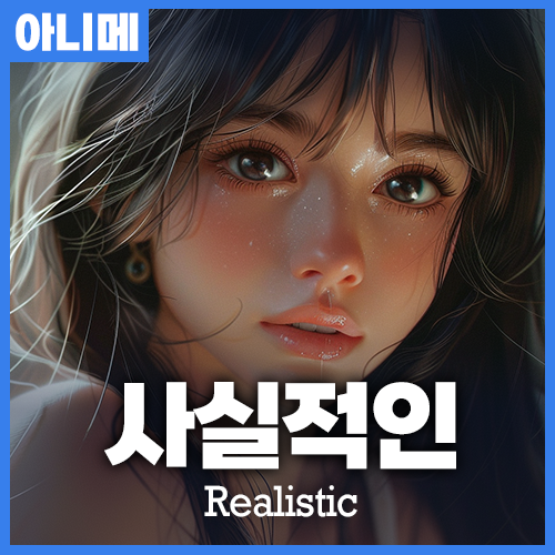 미드저니 사실적인 아니메 realistic anime 일본 애니메이션